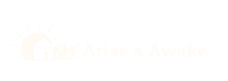Arise and Awake - Logo_No BKG Beige Logo Landscape